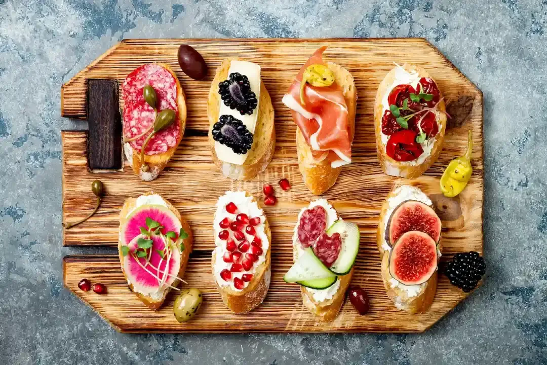Inicio 9 tabla de aperitivos
